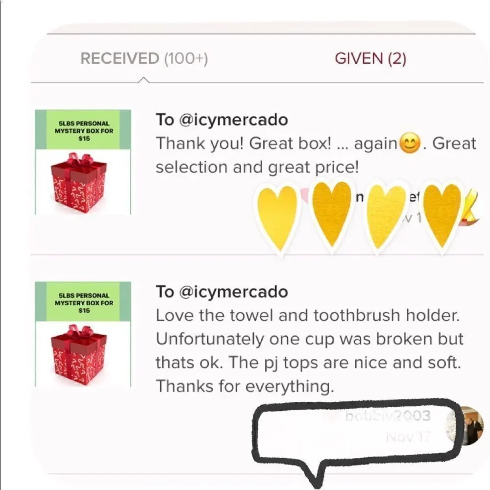 5 lbs Personal Mystery Box for $15